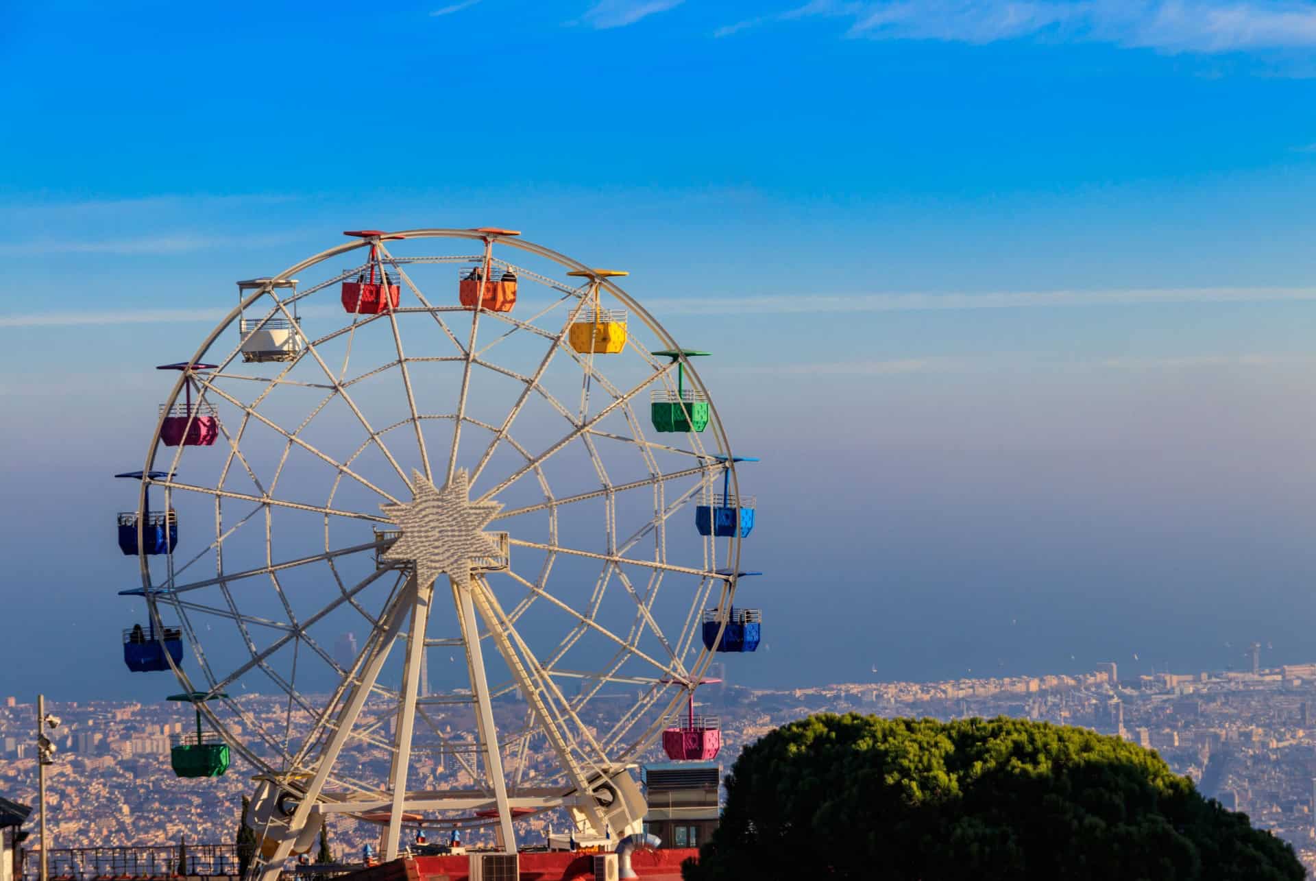 parc tibidabo barcelone mai