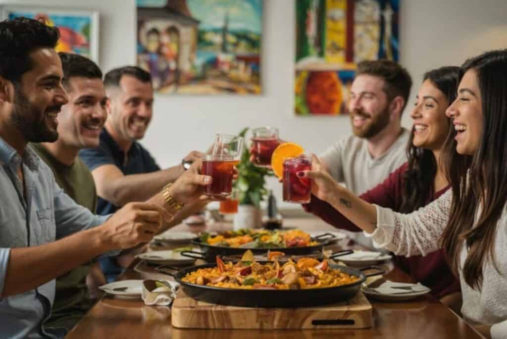 Cours de cuisine sur la paella avec visite du marché