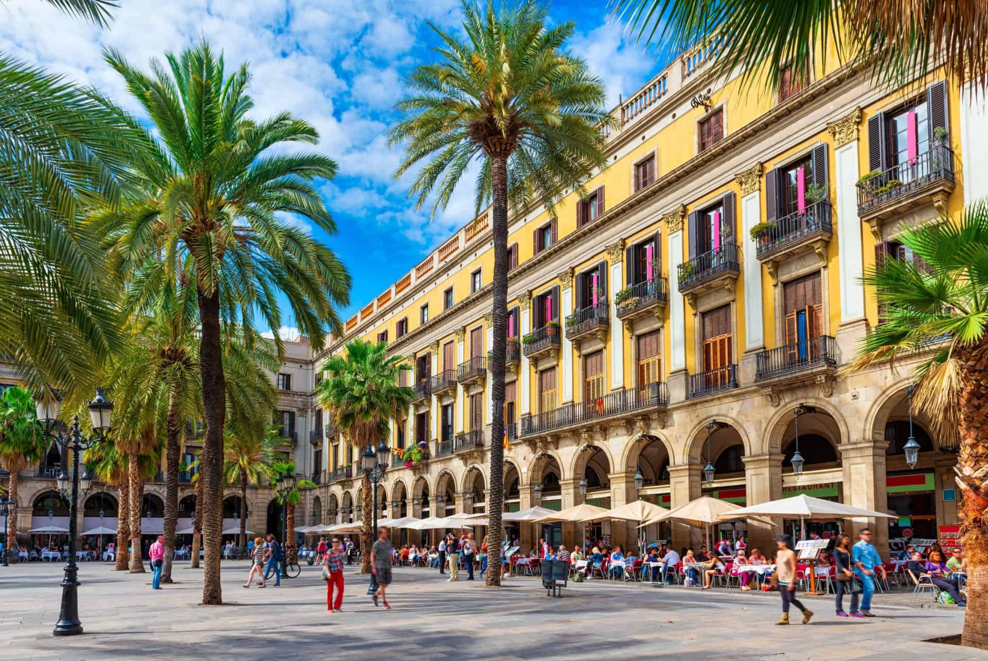 placa real barcelone en octobre