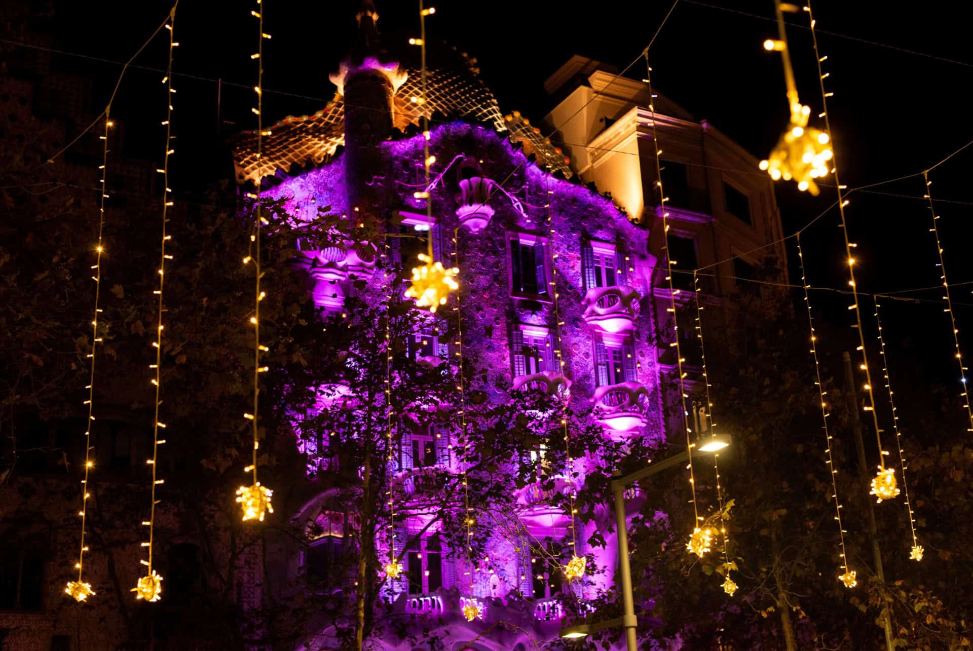 casa batllo lumieres noel