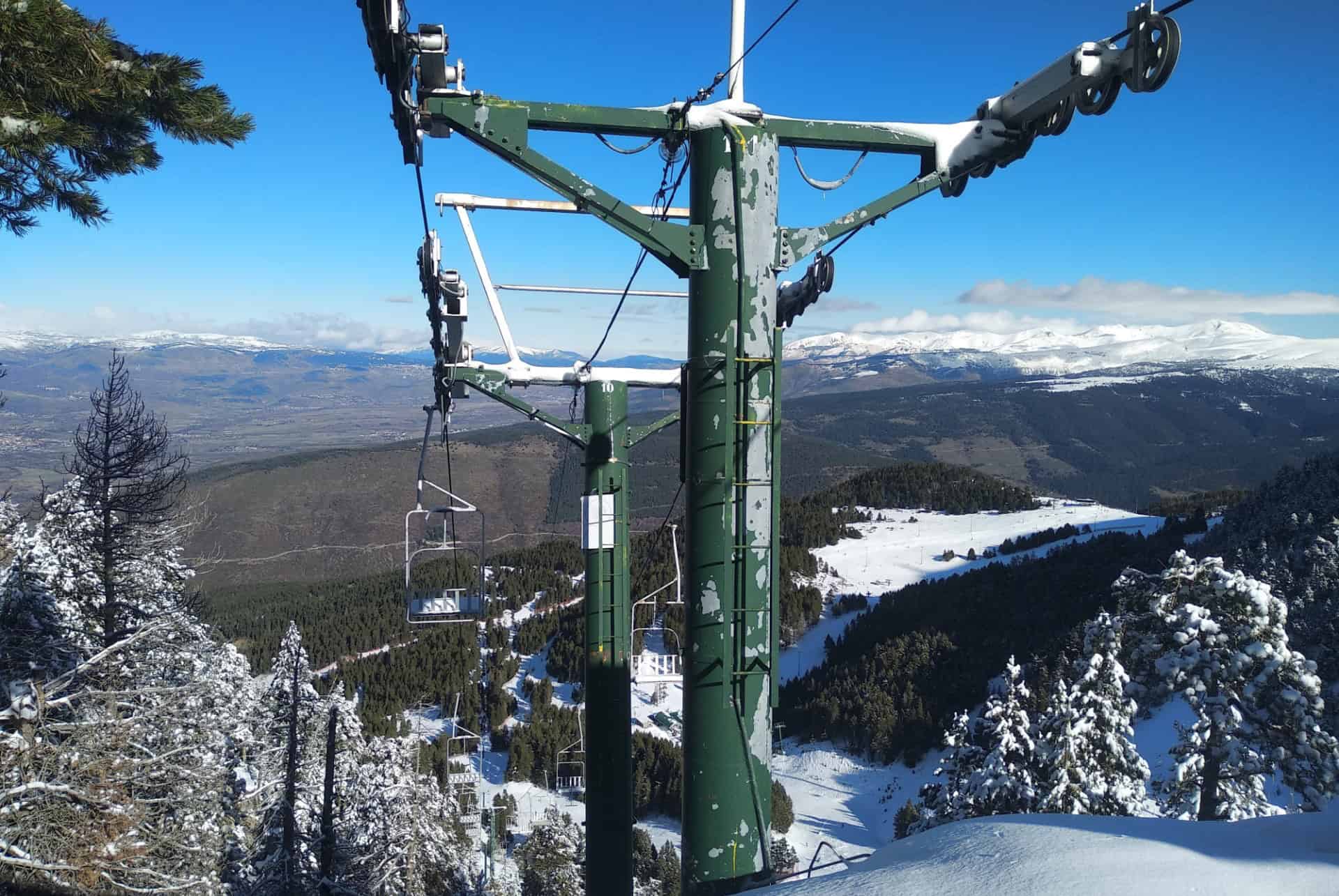 montagnes la molina hiver