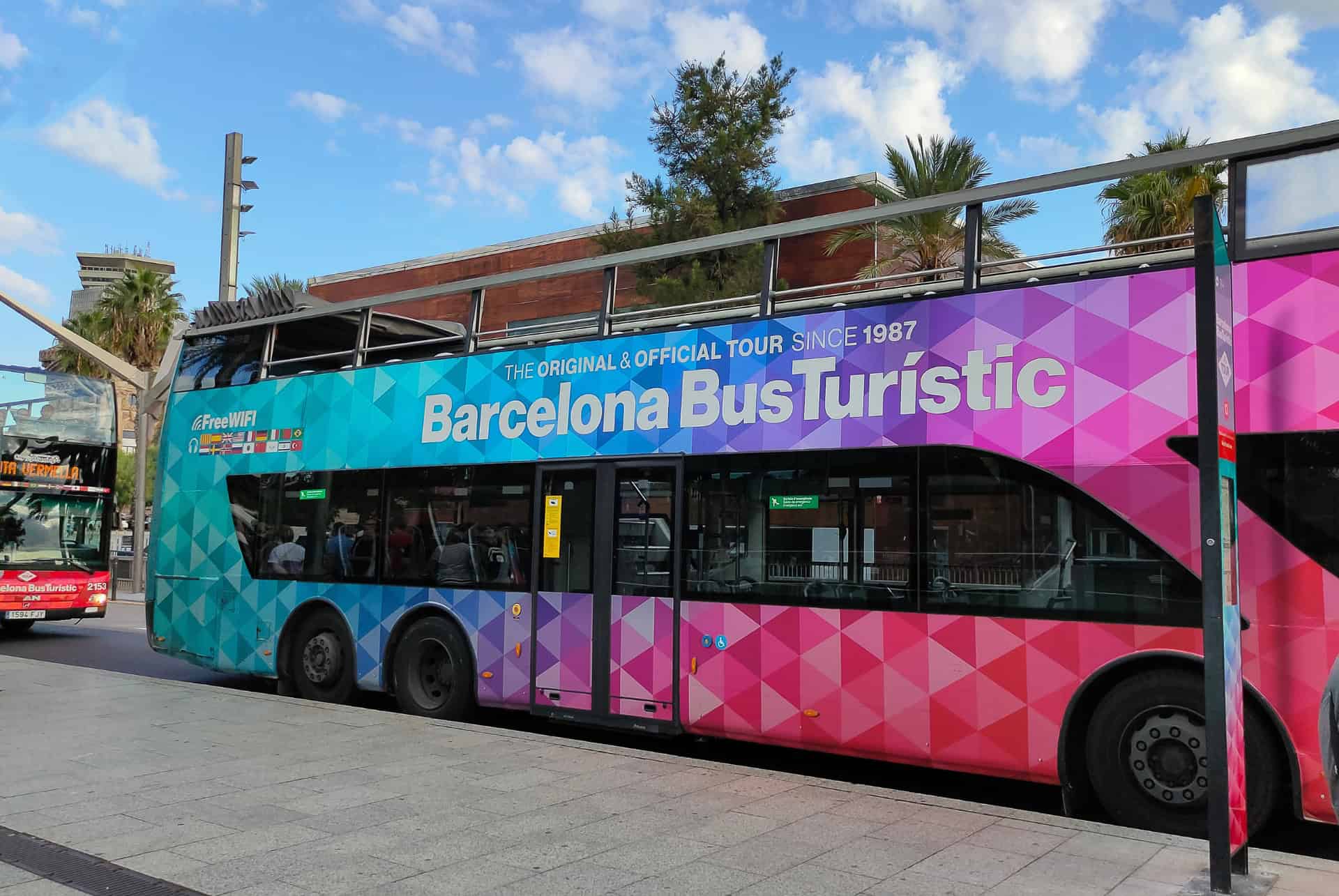 Bus touristique à Barcelone