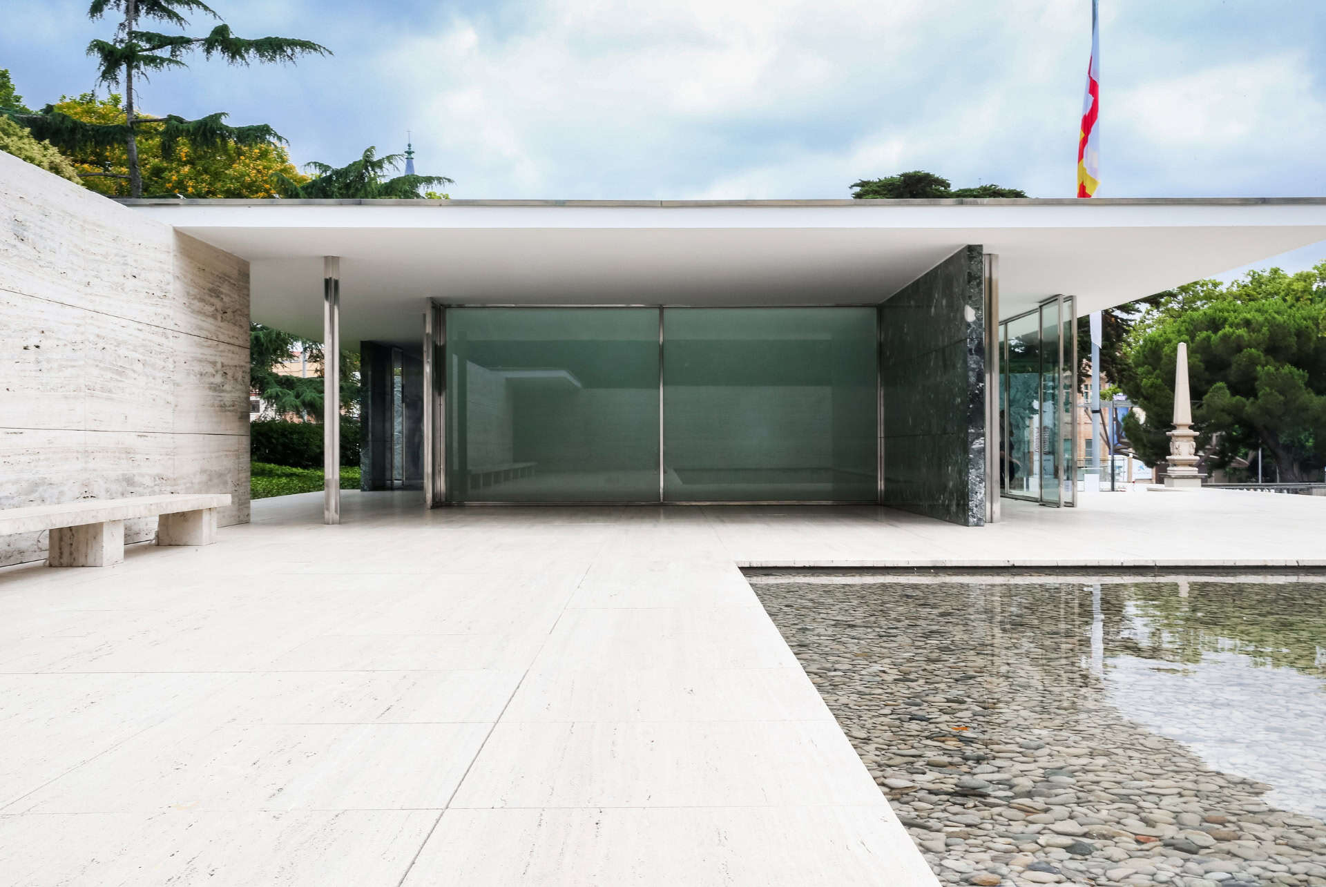 pavillon mies van der rohe exterieur