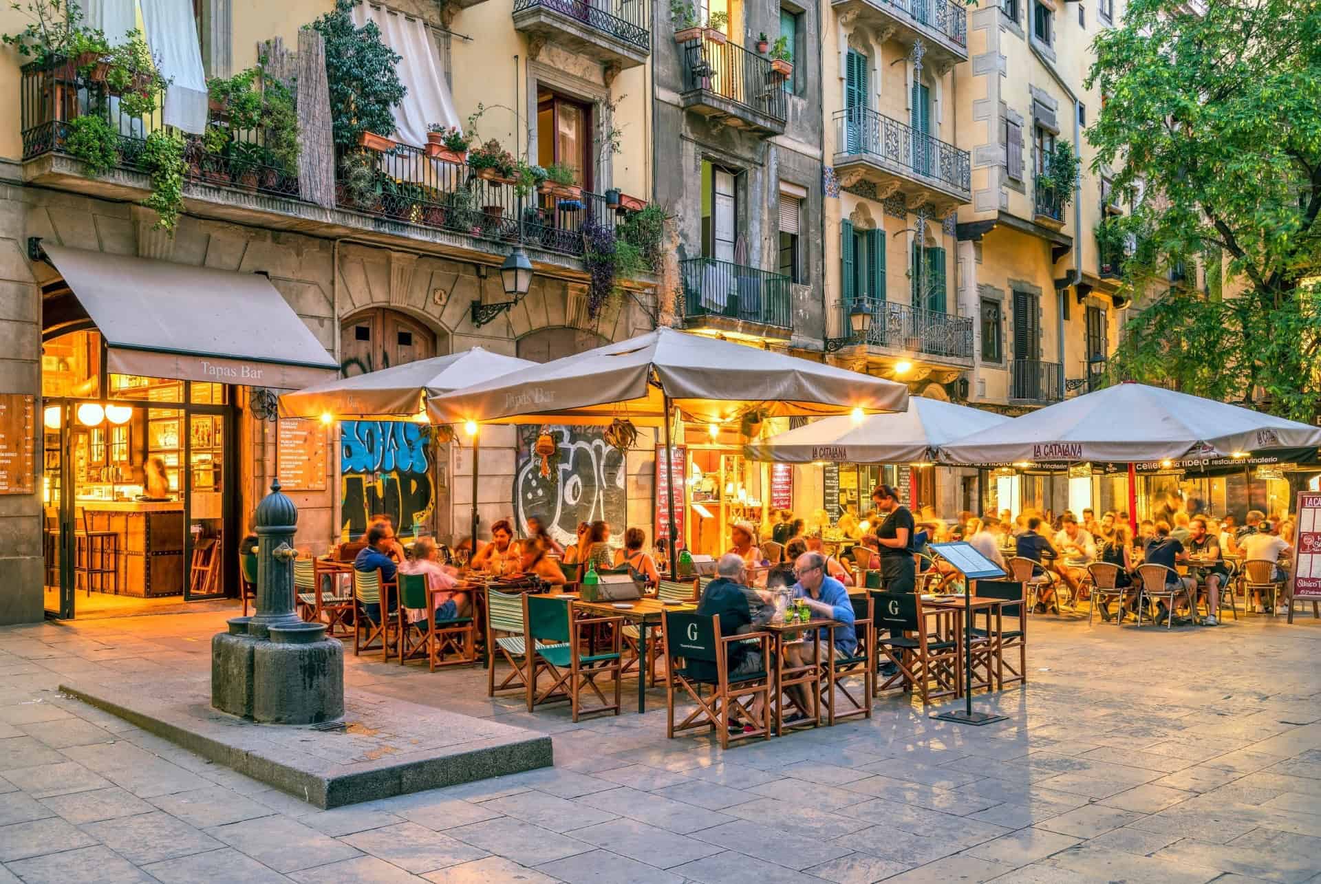 terrasse ou manger a barcelone