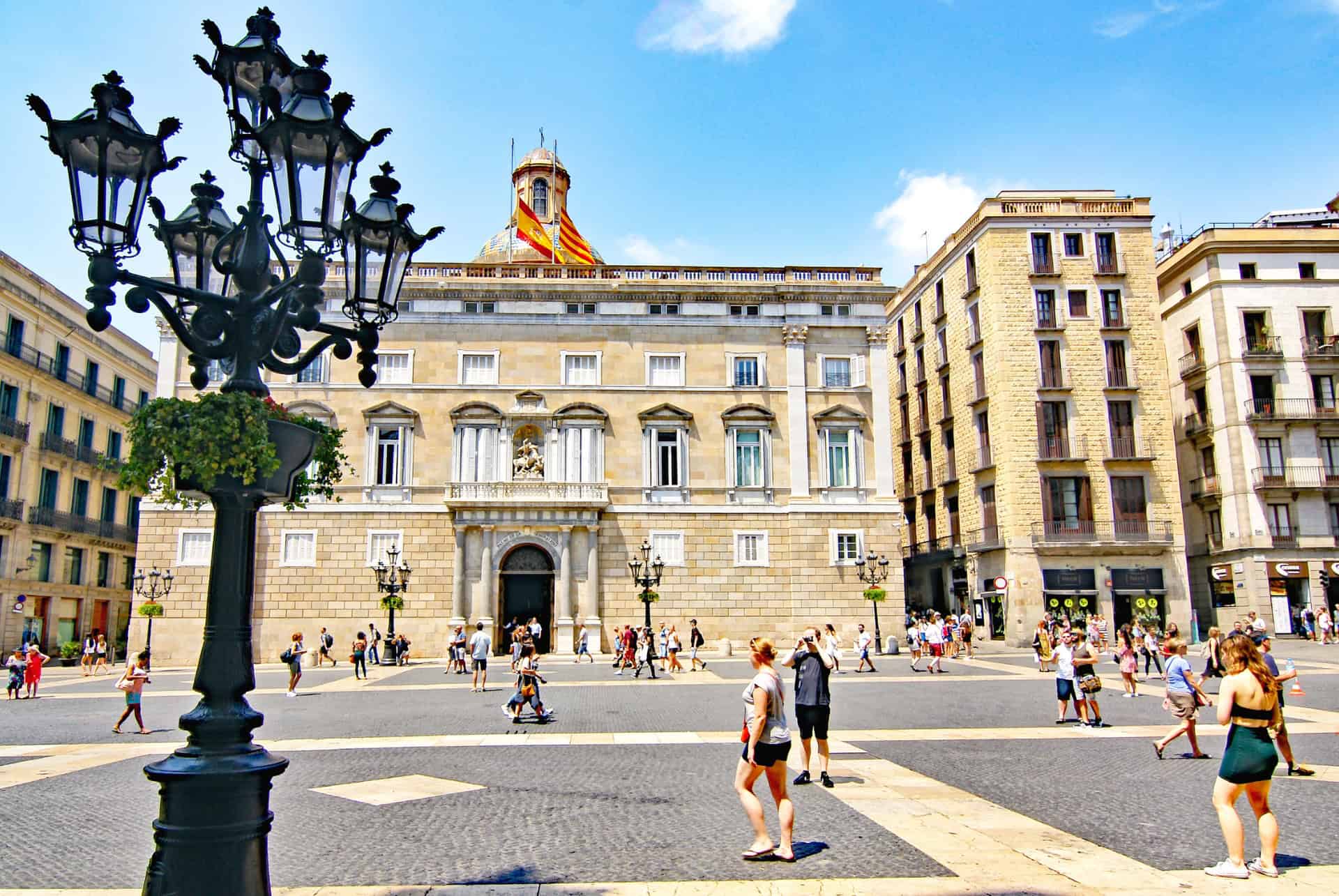 placa sant jaume barcelone