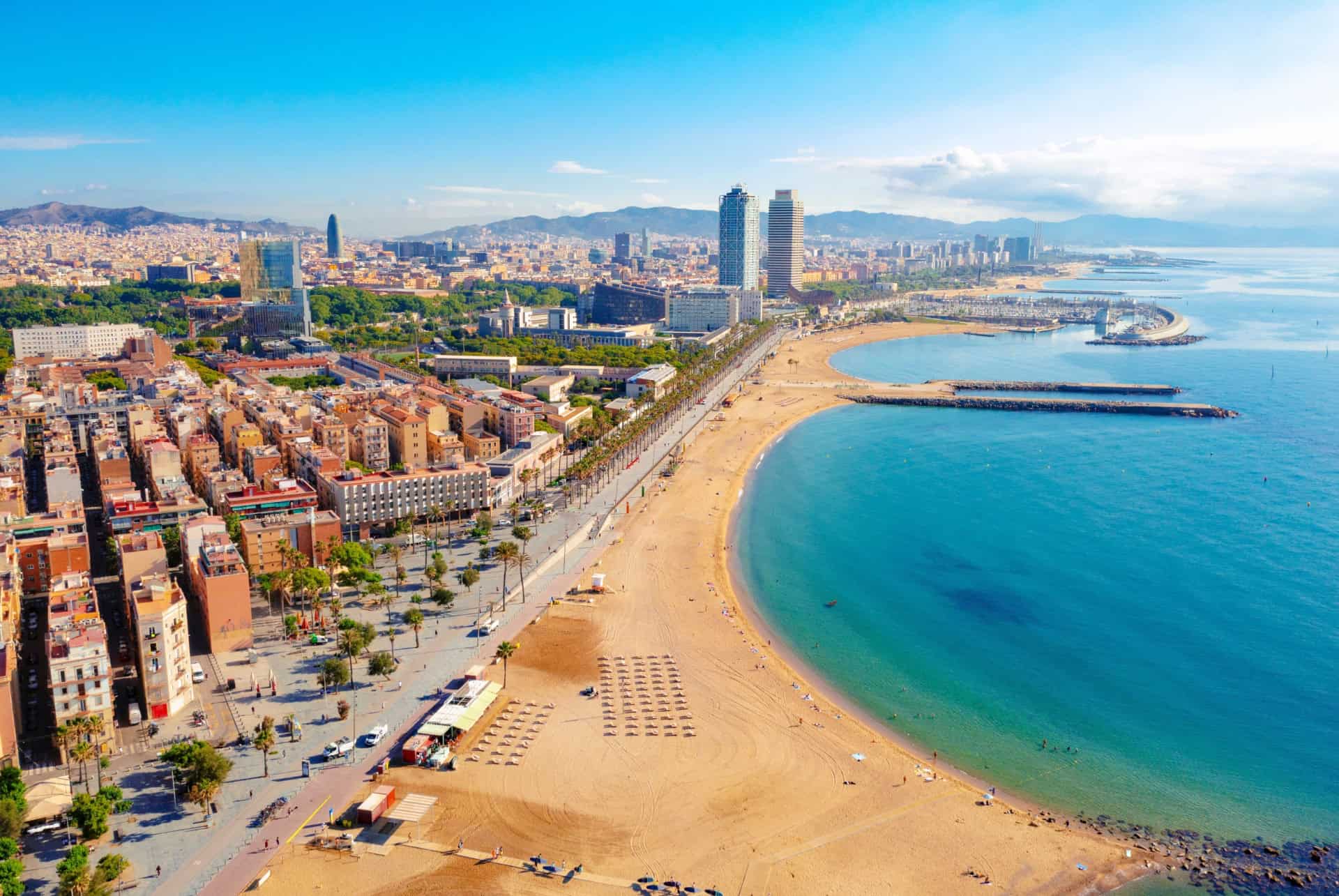 la barceloneta plages barcelone