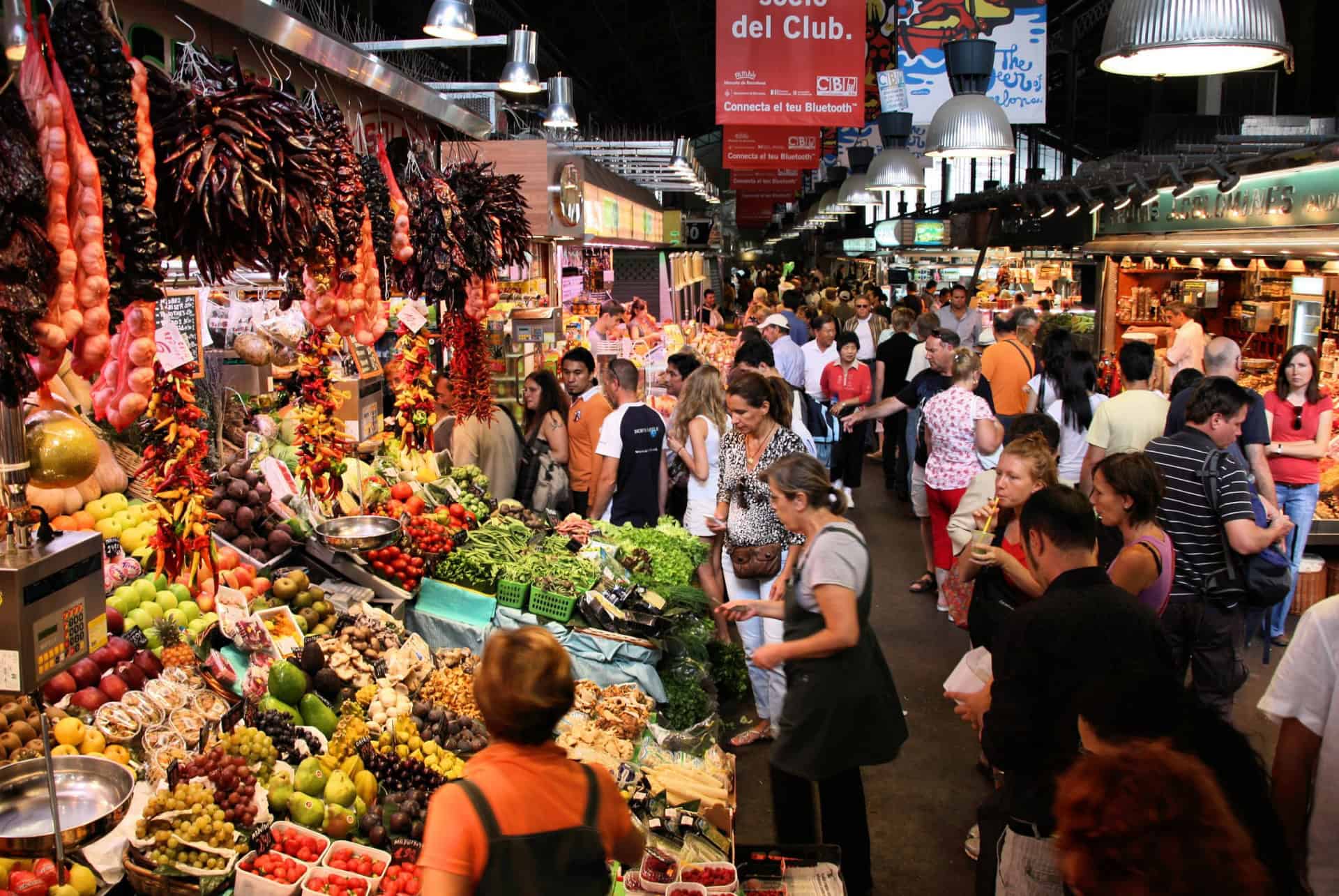marche boqueria que faire à barcelone