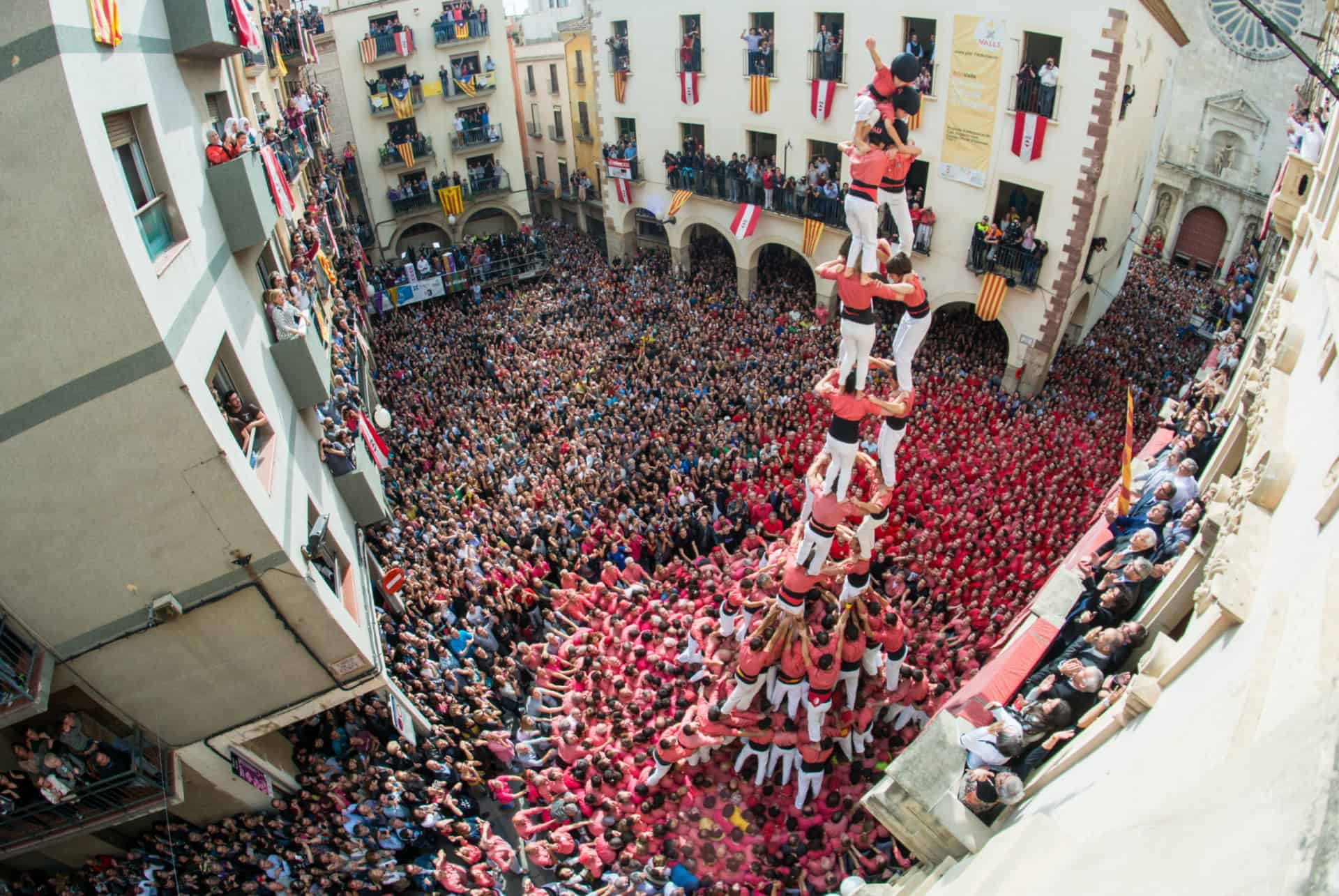 castells aux fêtes de la mercé