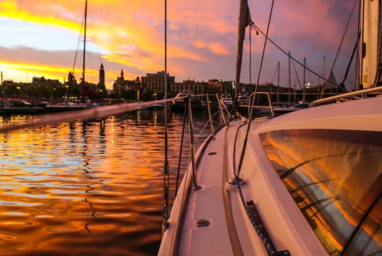 Croisière au coucher de soleil