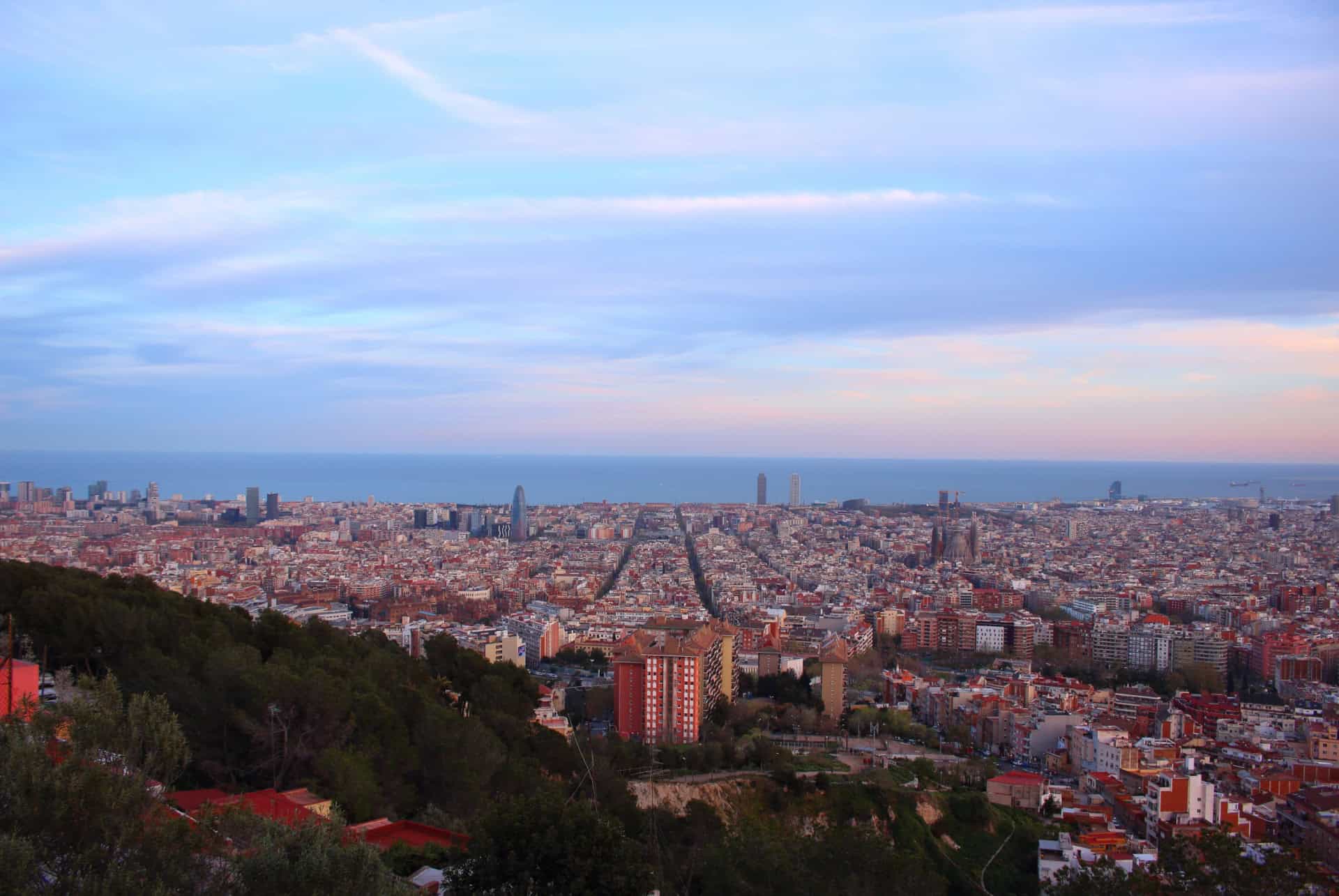 vue bunkers del carmen barcelone 4 jours