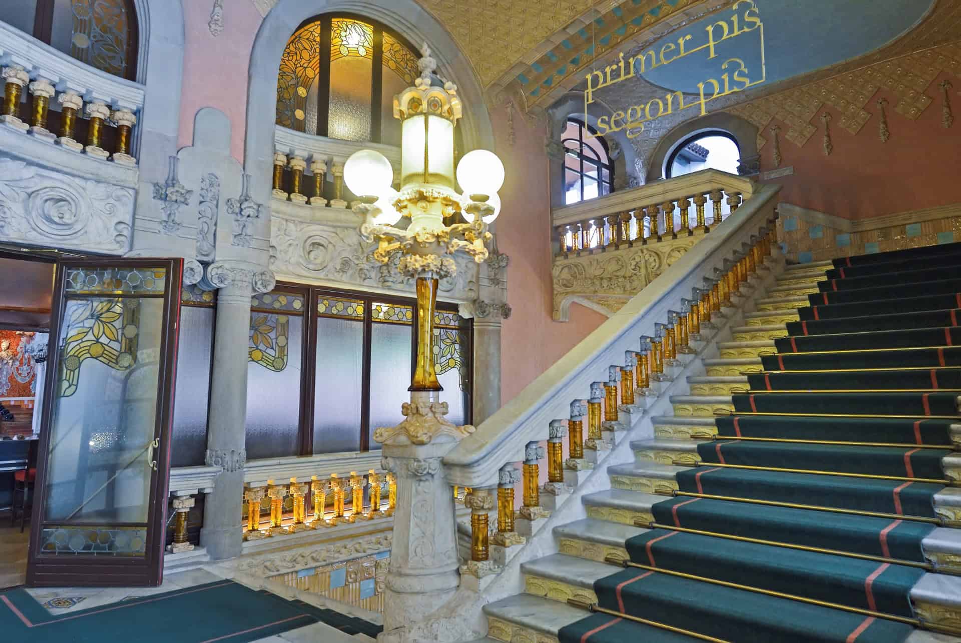 escalier palais de la musique catalane escalier palais de la musique catalane