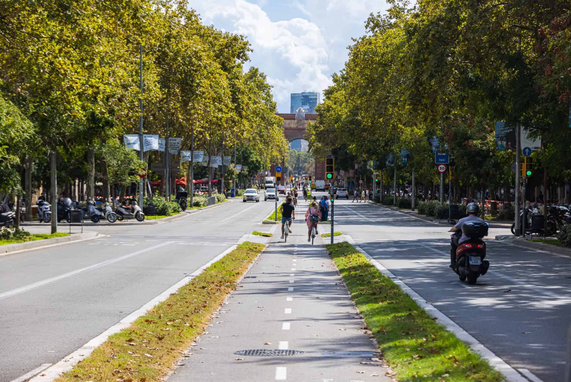 piste cyclable a barcelone