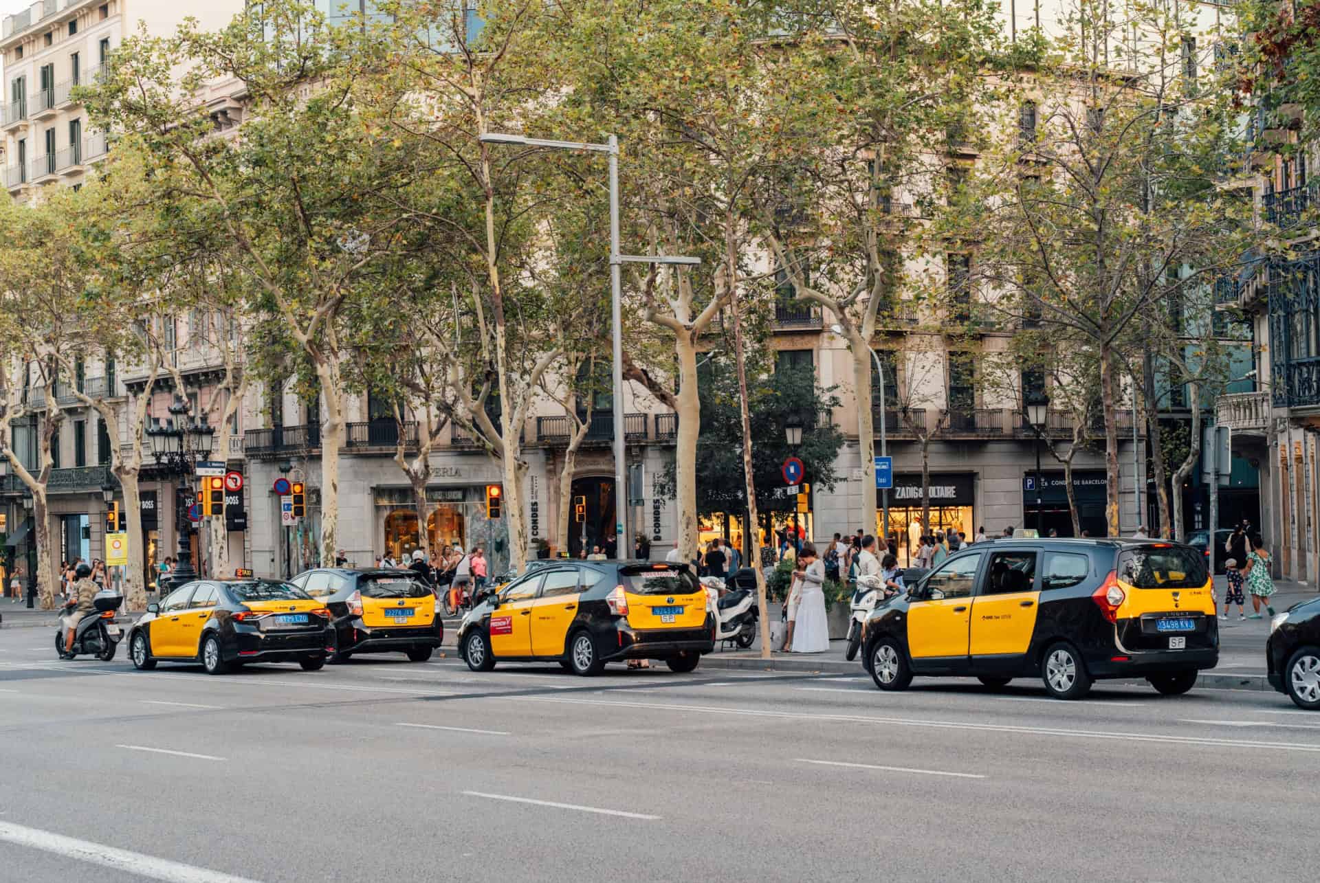 taxi de barcelone