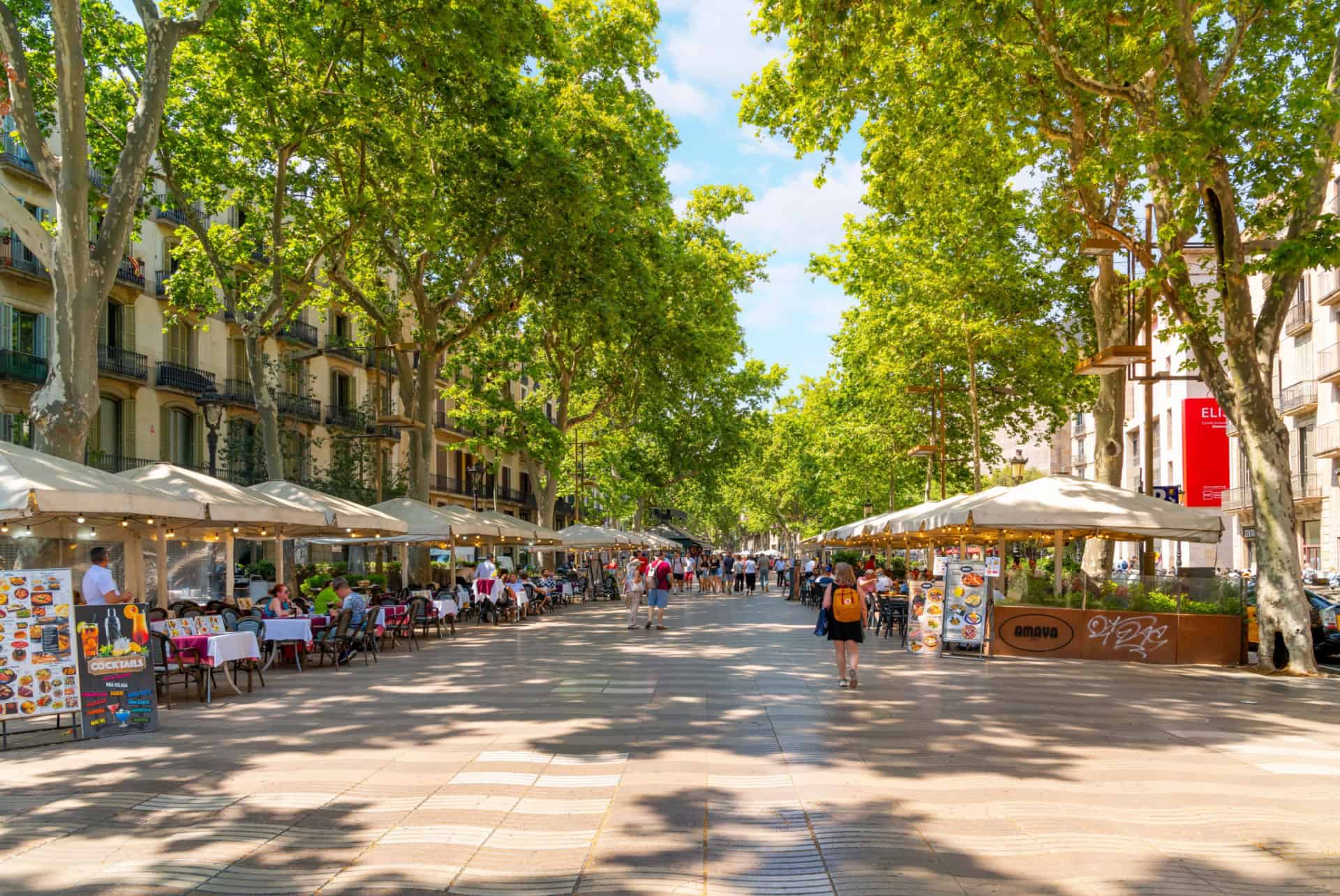 les ramblas de barcelone