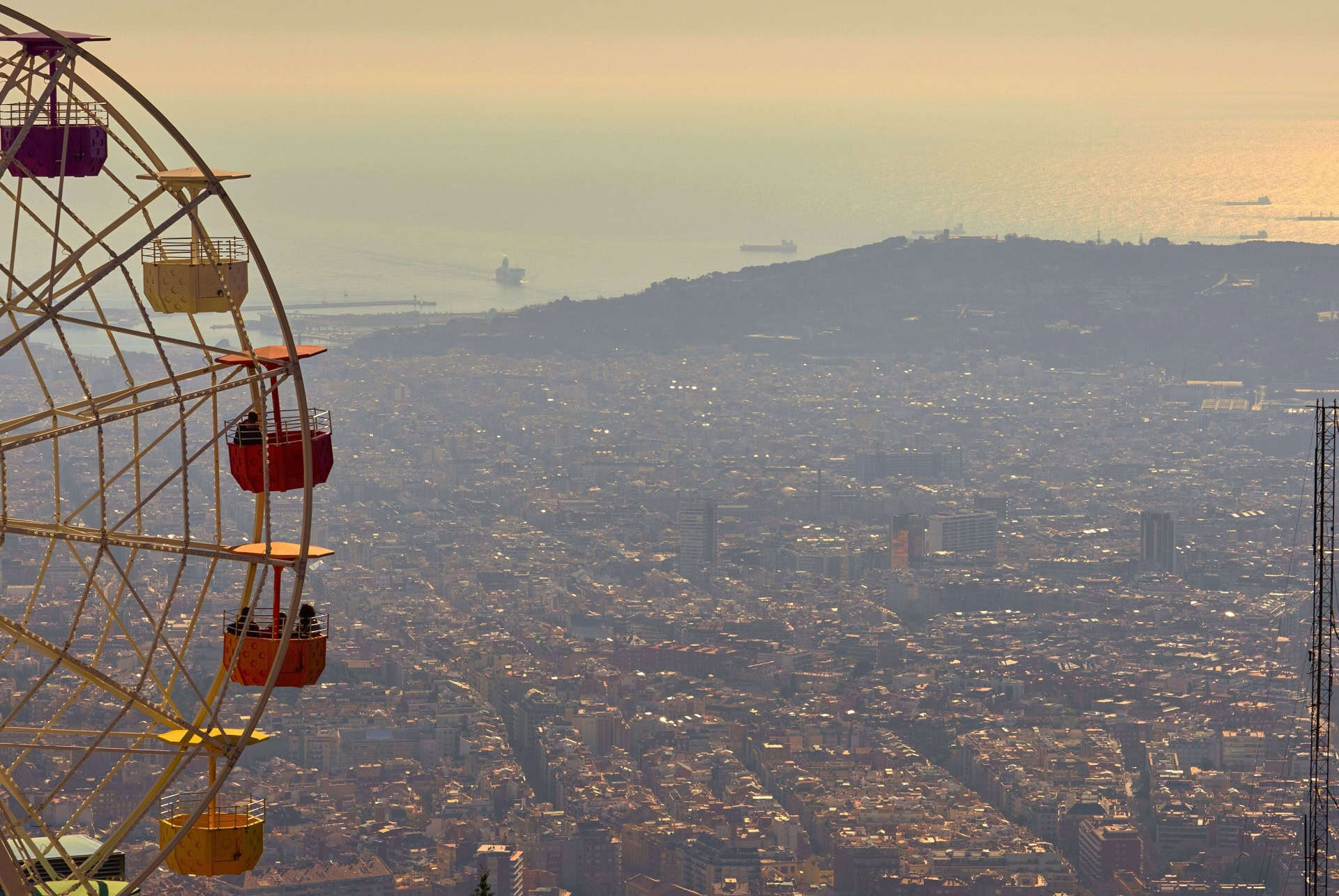 vues depuis le tibidabo