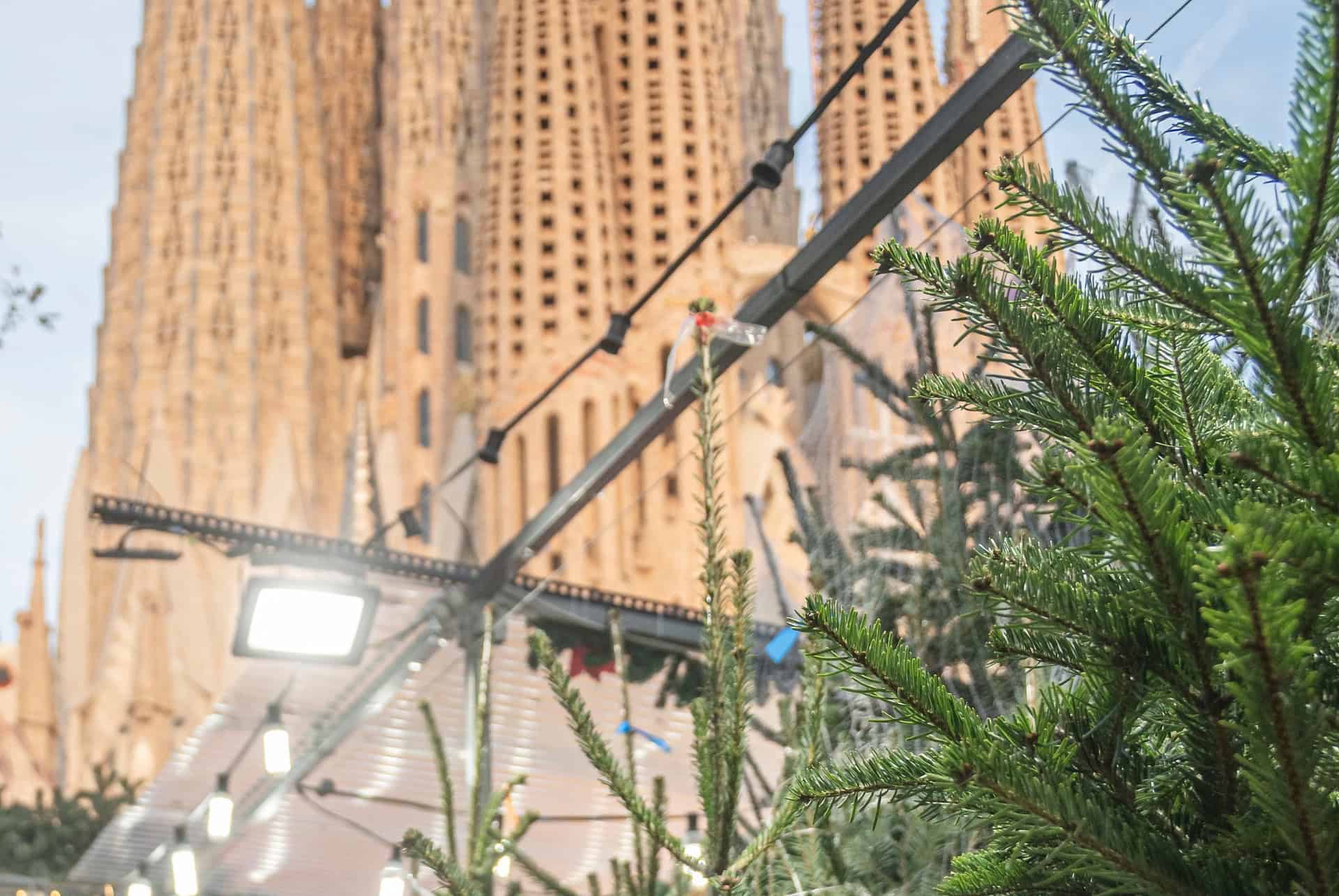 noel a barcelone sagrada familia