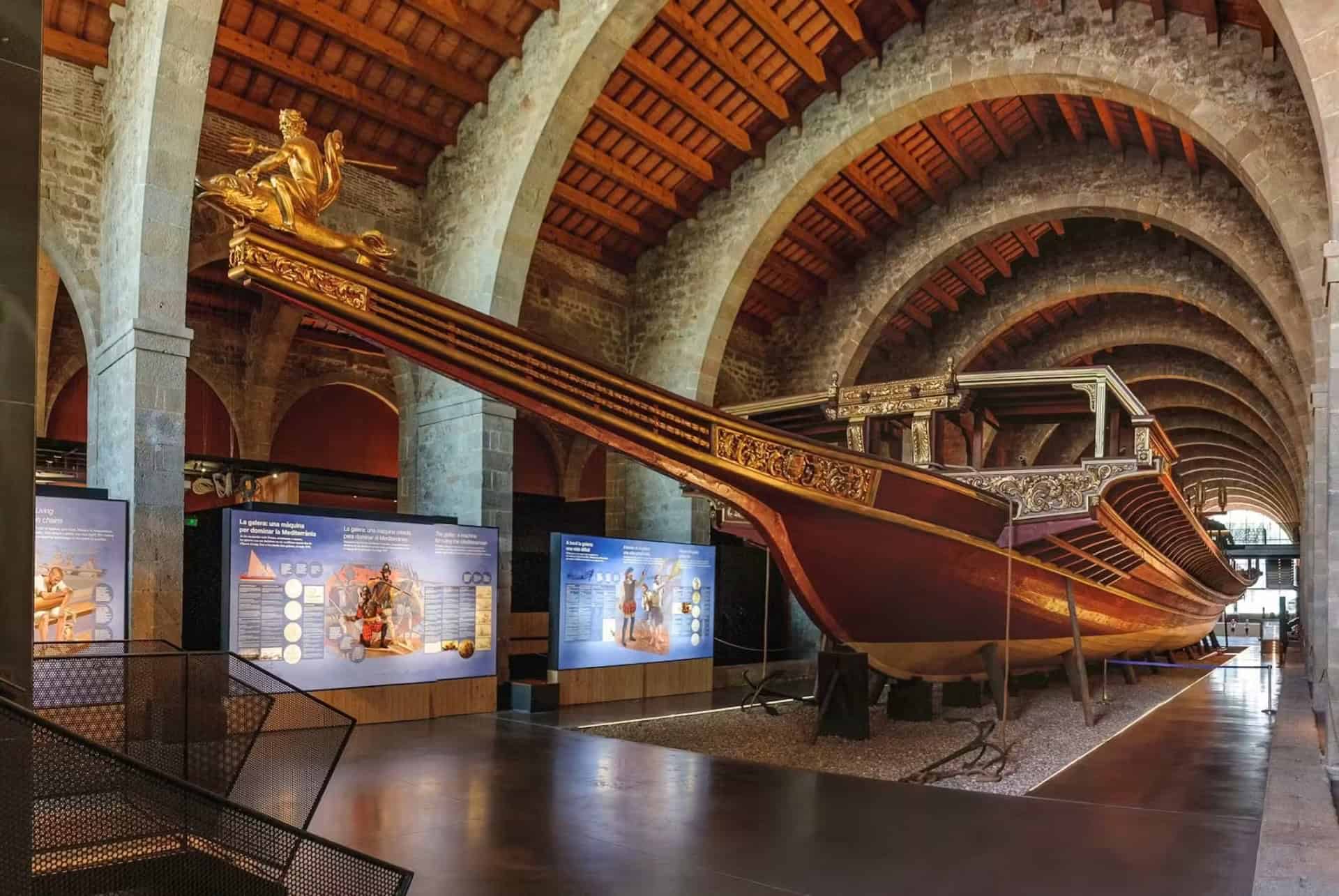 musee maritime de barcelone galere royale de don juan dautriche